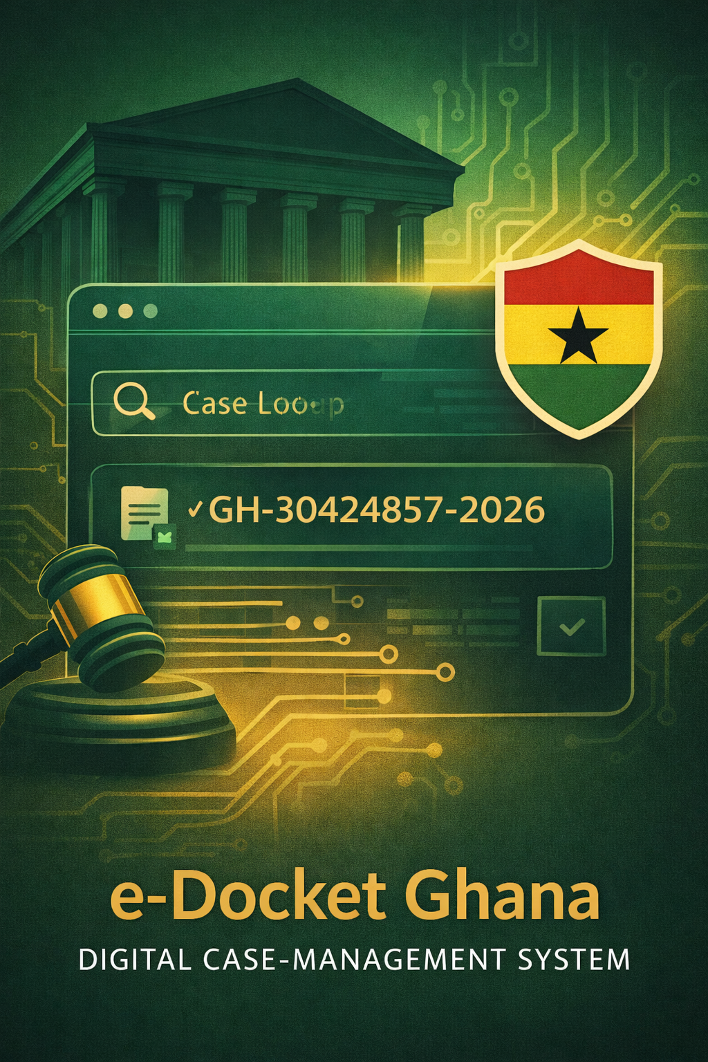 e-Docket Ghana: A Digital Case-Management Portal for Faster, Fairer Justice